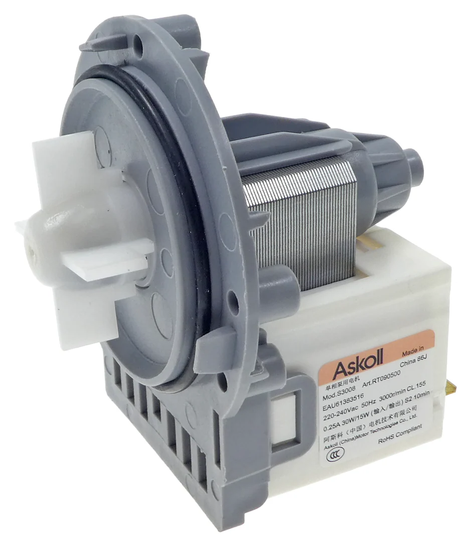 Bomba de Esgoto Máquina Lavar Roupa LG - EAU61383516