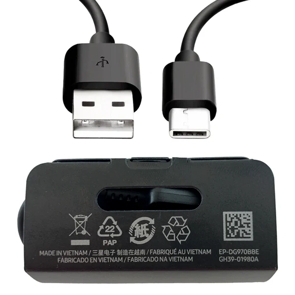 Cabo de dados Preto Samsung USB / USB-C - GH39-01980A