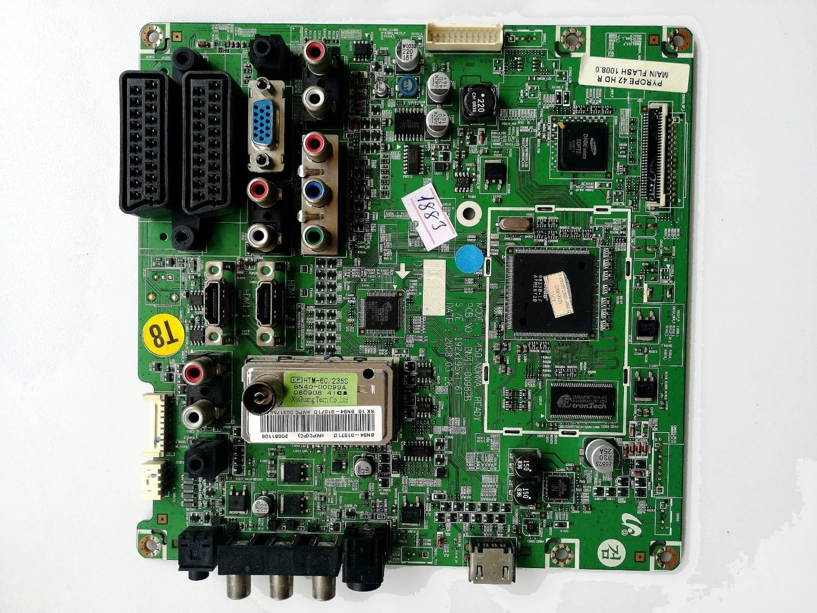 Conjunto de PCB da placa principal da TV Samsung - Bn94-01671D
