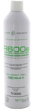 Garrafa Gás R600A (420Gr) Aerosol frigorificos - 49028089
