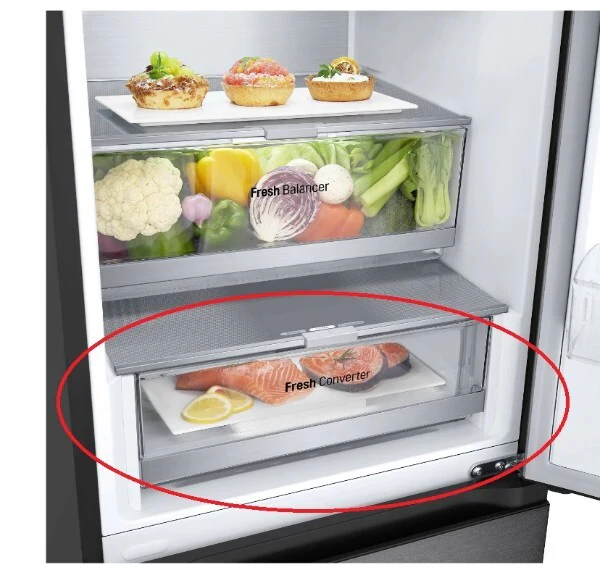 Gaveta conservação Fresh Converter frigorifico LG - MJS64671914