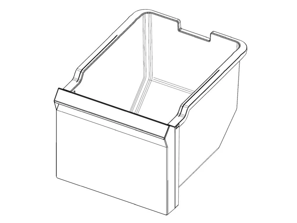 Gaveta Inferior do congelador Frigorífico Samsung - DA97-19211C