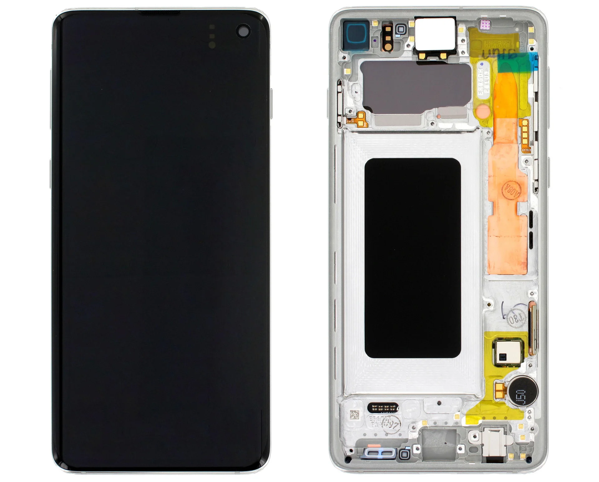 LCD Display Screen + Touch Samsung Sm-G973 Galaxy S10 White - Gh82-18835B