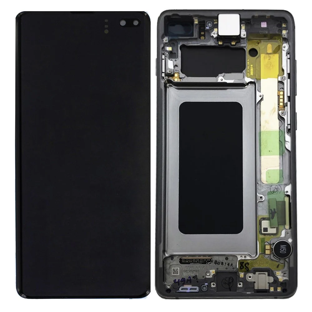 LCD Display Screen + Touch Samsung Sm-G975 Galaxy S10+ / S10 Plus Black - Gh82-18834A