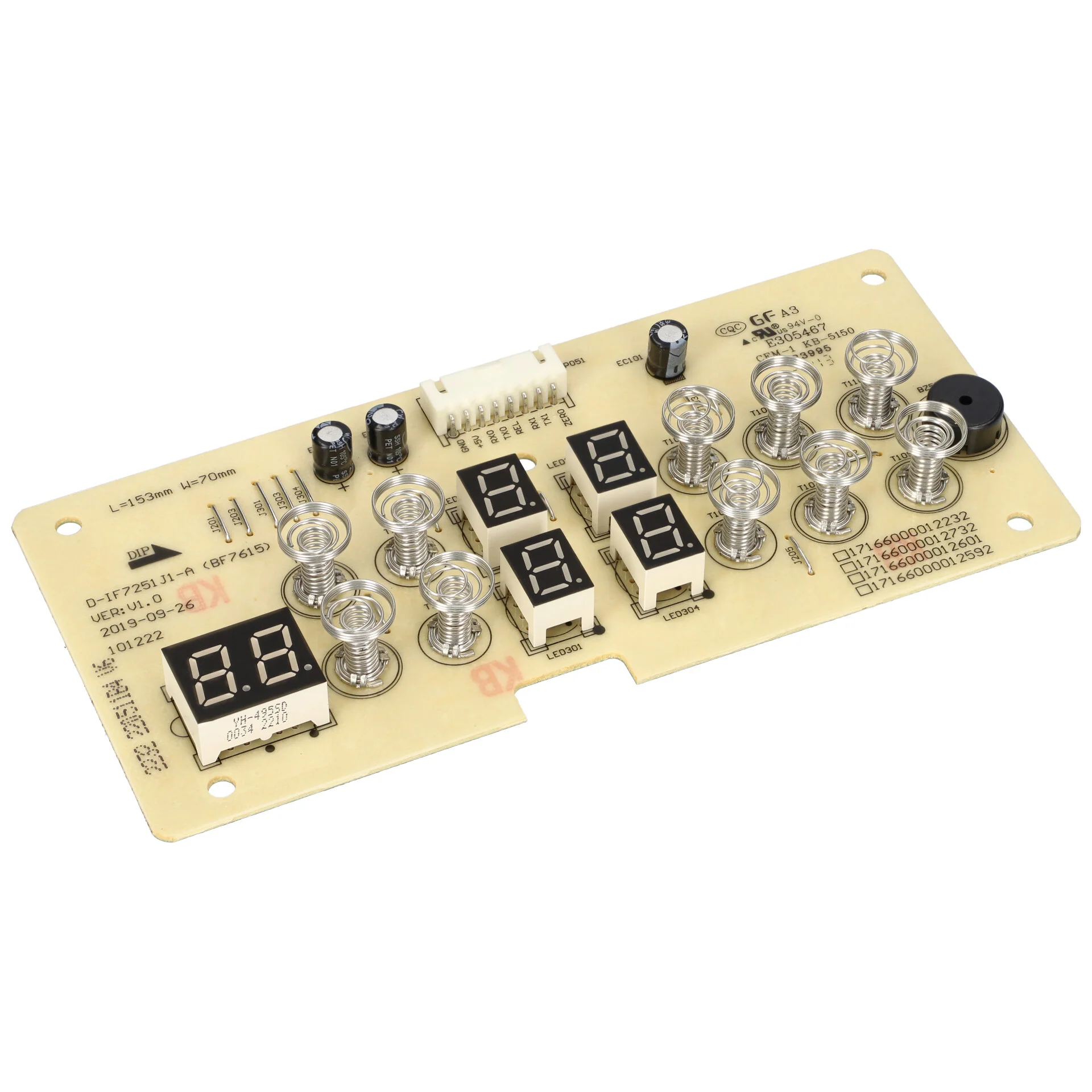Módulo Comandos Placa Candy Hoover Haier- 49126190