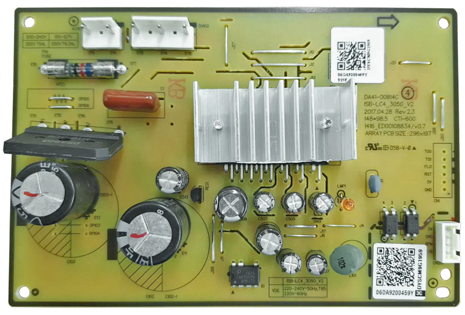 Modulo Pcb Inverter Frigorífico Samsung Bmf3050