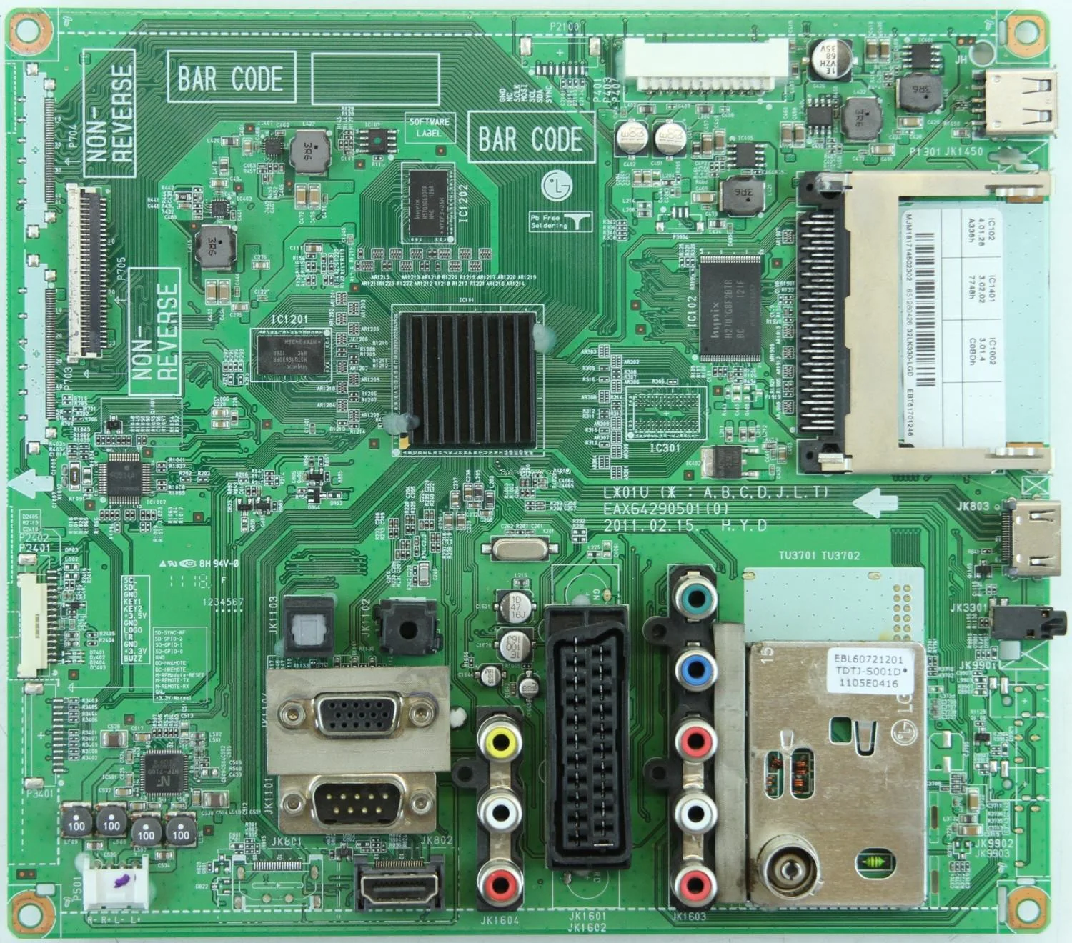 Placa Pincipal LG Tv - Ebt61701246