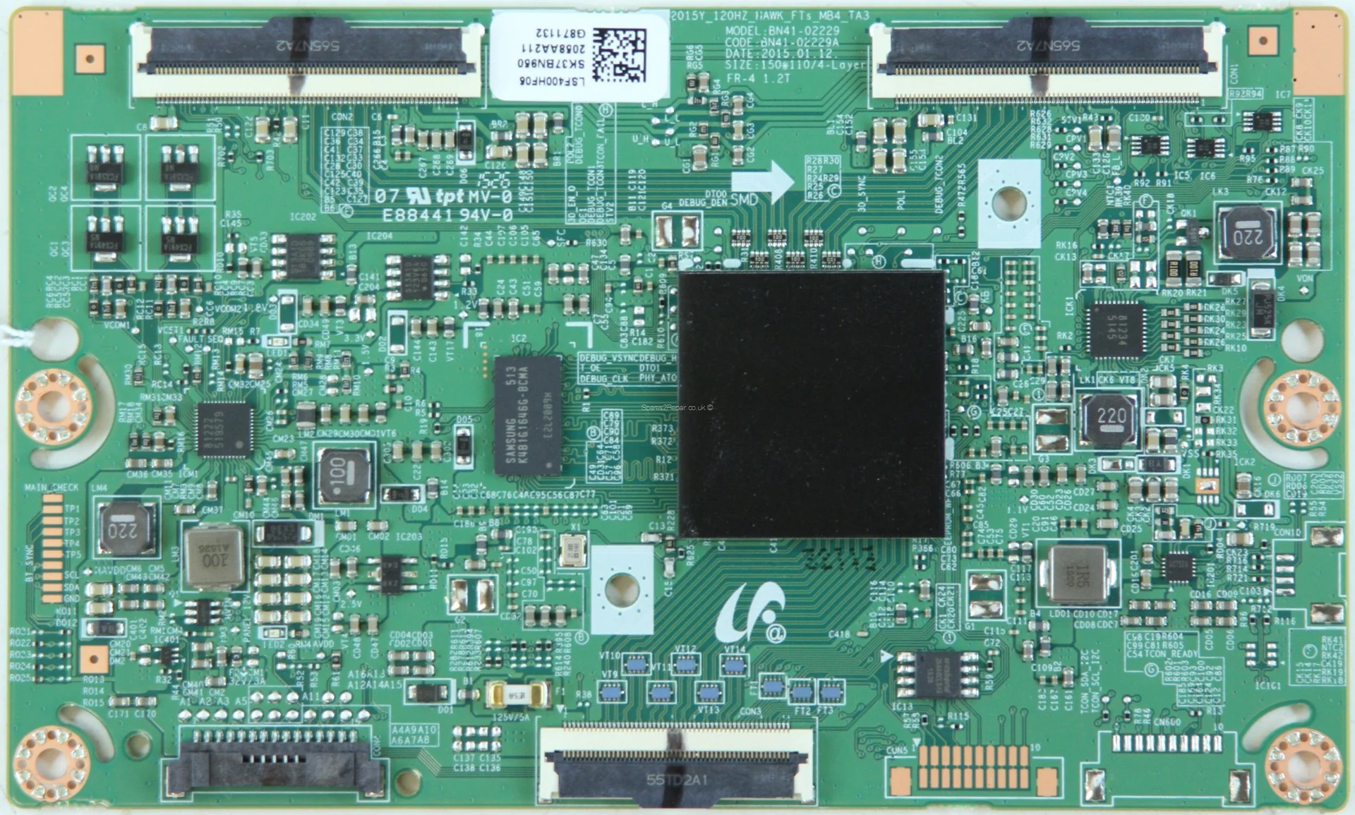 Placa T-Con Tv Samsung - Lsf400Hf05-K F120Hz Curved