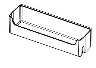 Prateleira UP da Porta Frigorifico Samsung RS8000 - DA63-09689A