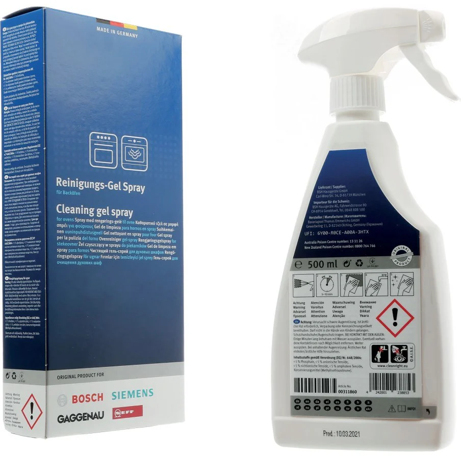 Produto de limpeza para fornos em spray (500ml) - 00312298 - Image 2