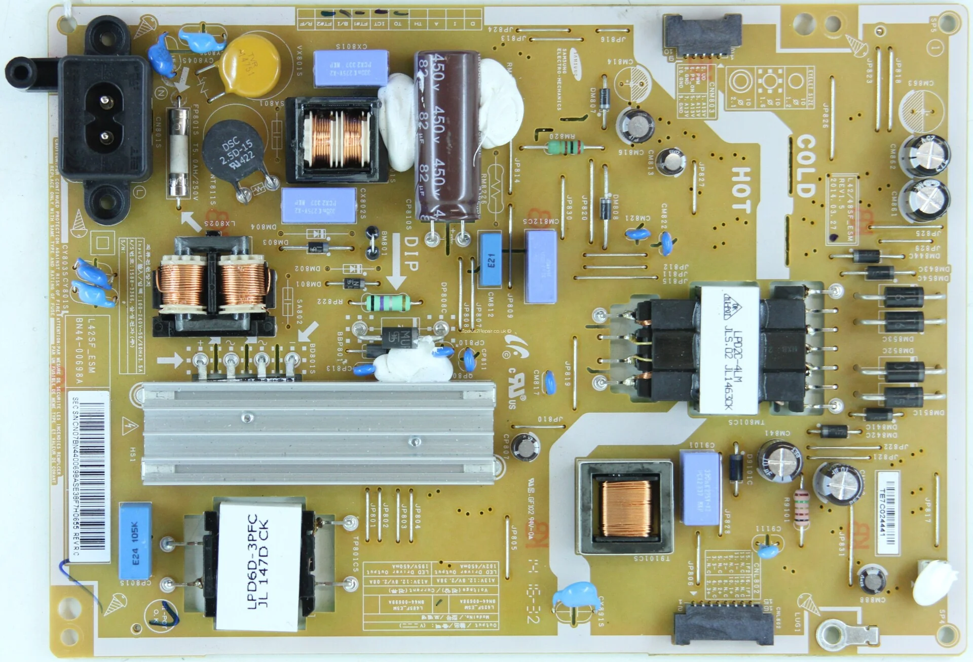 Samsung Ue40J5100Ak - Power Supply - Bn44-00698A