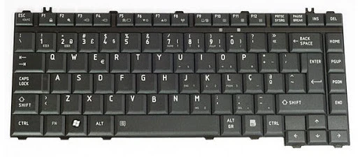 Teclado Toshiba Preto A200 A300 - K000053200